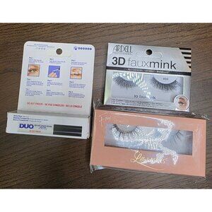 Lilly Lashes Faux Mink 3D Strip Lashes & Ardell Professional Fauxmink Lashes 859